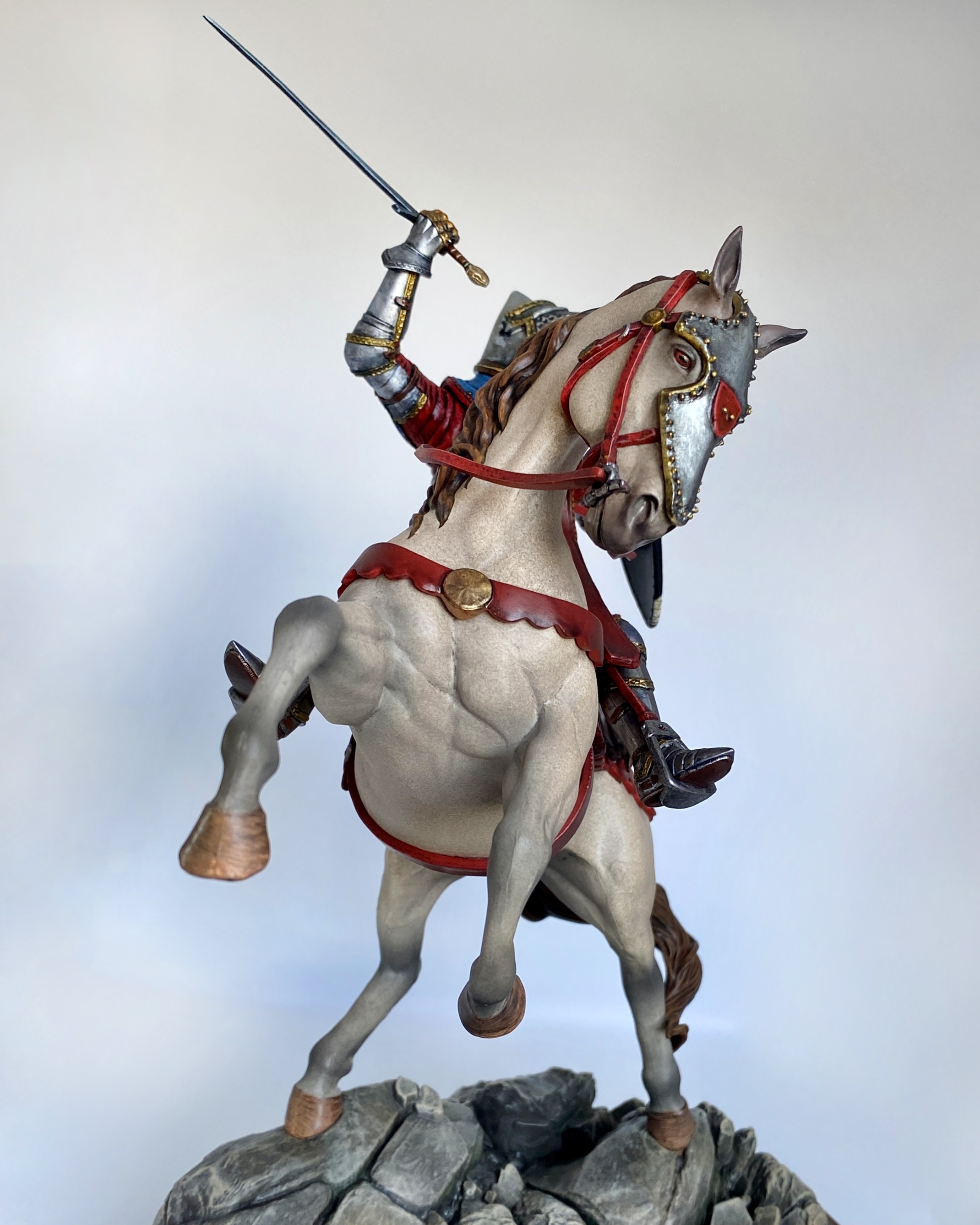 Bringing Henry & Pebbles to Life! I had the honor of hand-painting this incredible special edition statue of Henry and his loyal horse, Pebbles, from Kingdom Come: Deliverance 2 for a client. Every brushstroke was carefully placed to capture the raw essence of medieval realism. I specialize in transforming blank or factory-painted figures into detailed masterpieces, enhancing their character and bringing them to life with hand-painted precision. No statue should feel ordinary - let’s make yours legendary! Contact me for commissions! 💌 #KingdomComeDeliverance #KCD2 #KingdomComeRPG #WarhorseStudios #HenryKCD #PebblesKCD #MedievalArt #FigurePainting #MiniaturePainting #GamingCollectibles #kcd #kcdii #HandPaintedFigures #CommissionPainting #GameMerch #CustomFigures #HistoricalGaming #KingdomComeDeliverance2 #KingdomComeDeliveranceII